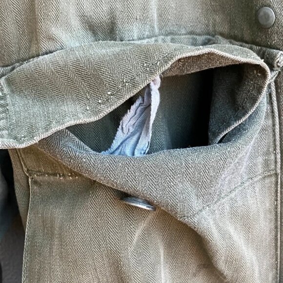 Original US Army WW2 HBT Jacket - Picture 4 of 8